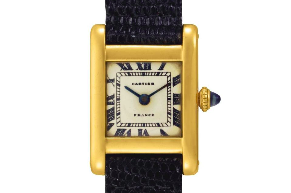 Christie’s subasta el Cartier Tank de Jackie Kennedy.