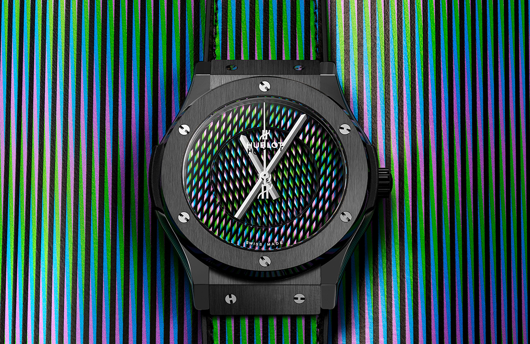 El arte cinético de Carlos Cruz-Diez y Hublot