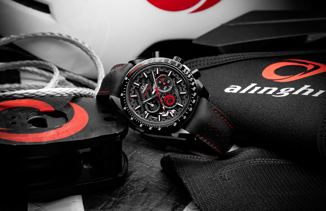 Omega y Alinghi celebran asociación con nuevo Speedmaster