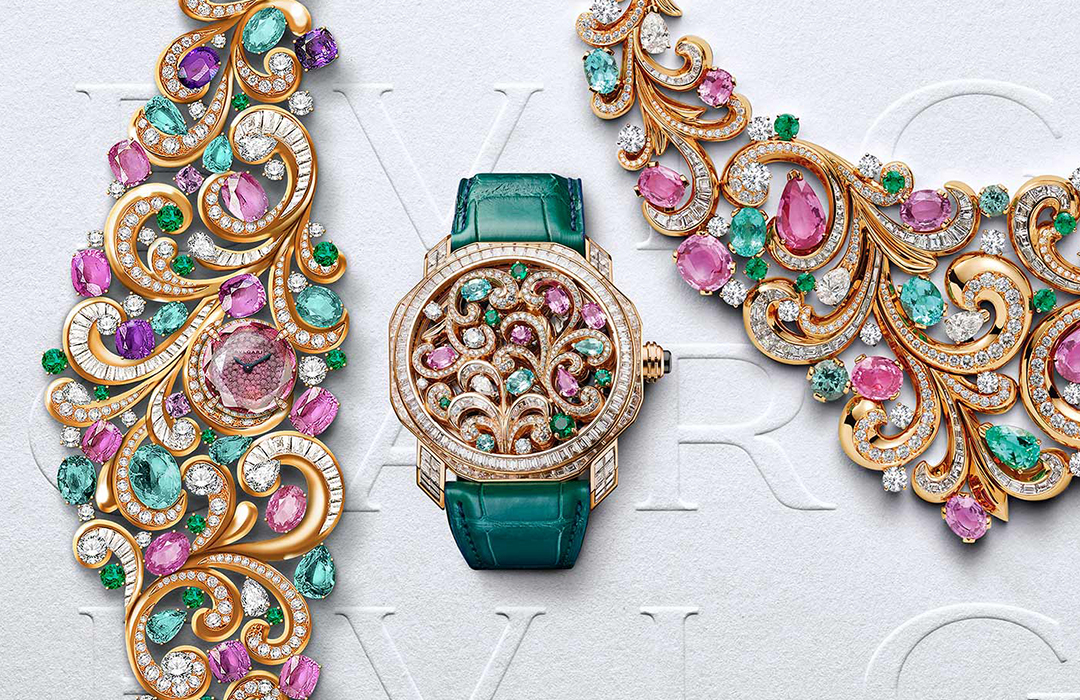 Bulgari presenta tres relojes inspirados en la colección de joyería Barocko