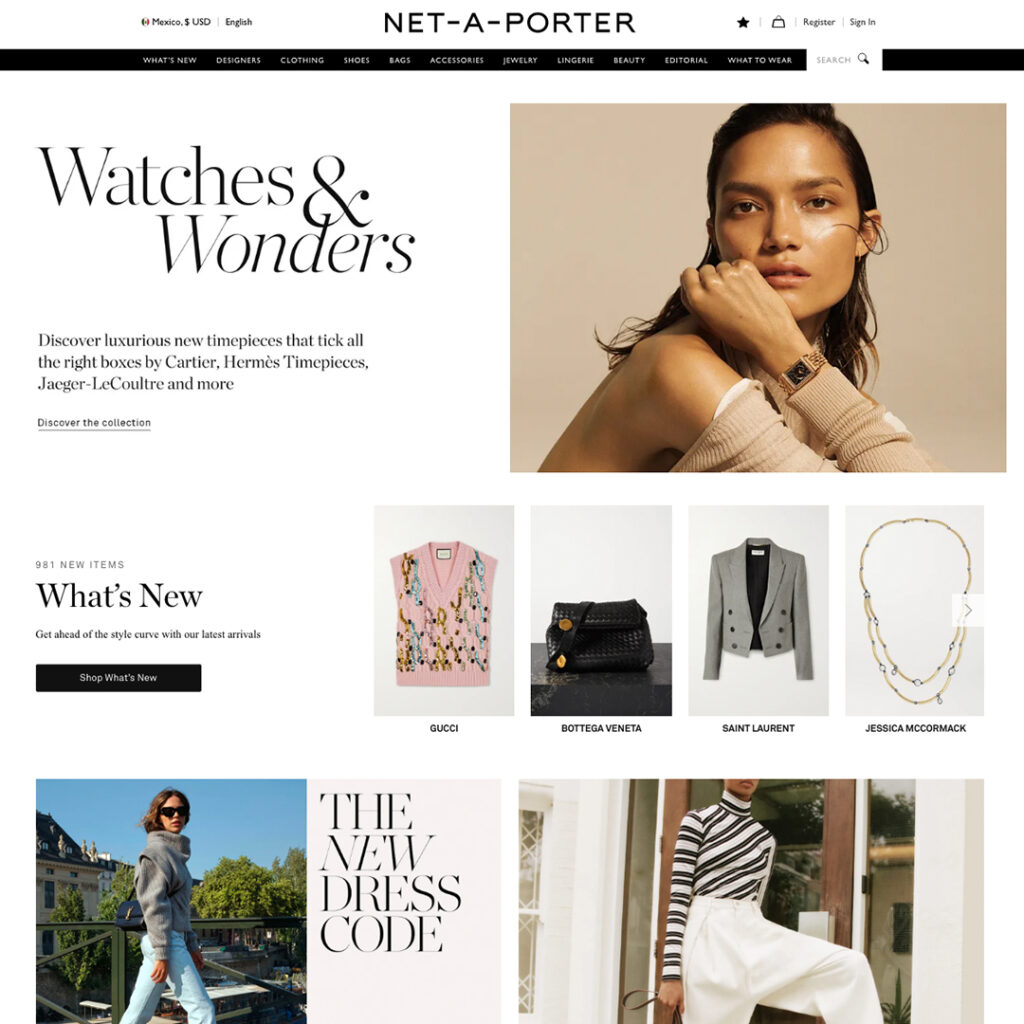 NET-A-PORTER Y MR-PORTER en WatchTime México