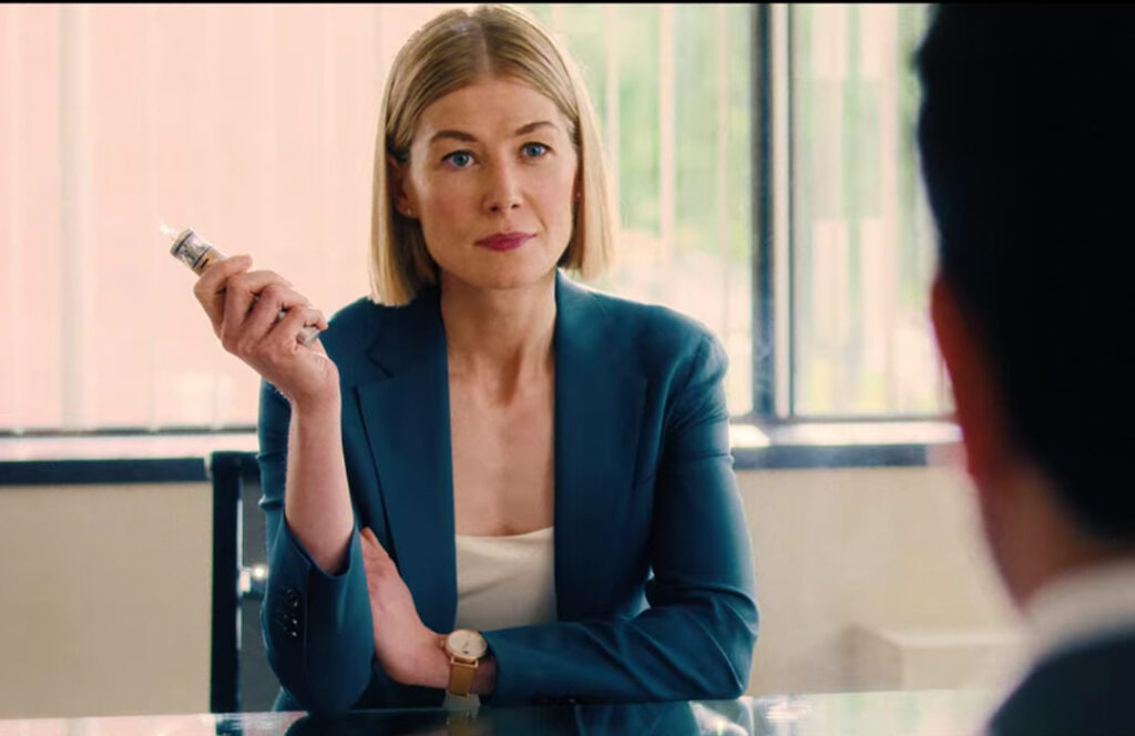 Rosamund Pike IWC watch en WatchTime México