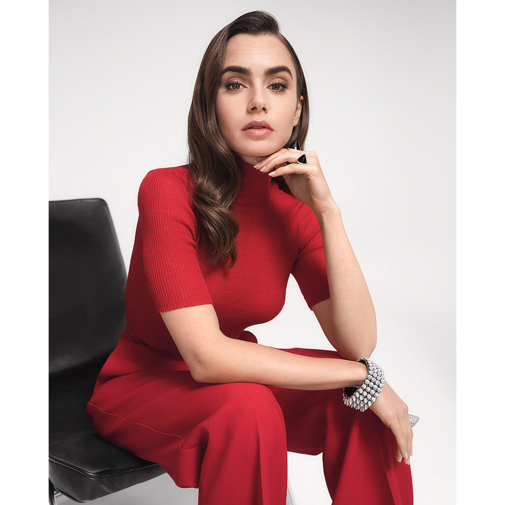 Lily Collins Cartier en WatchTime México