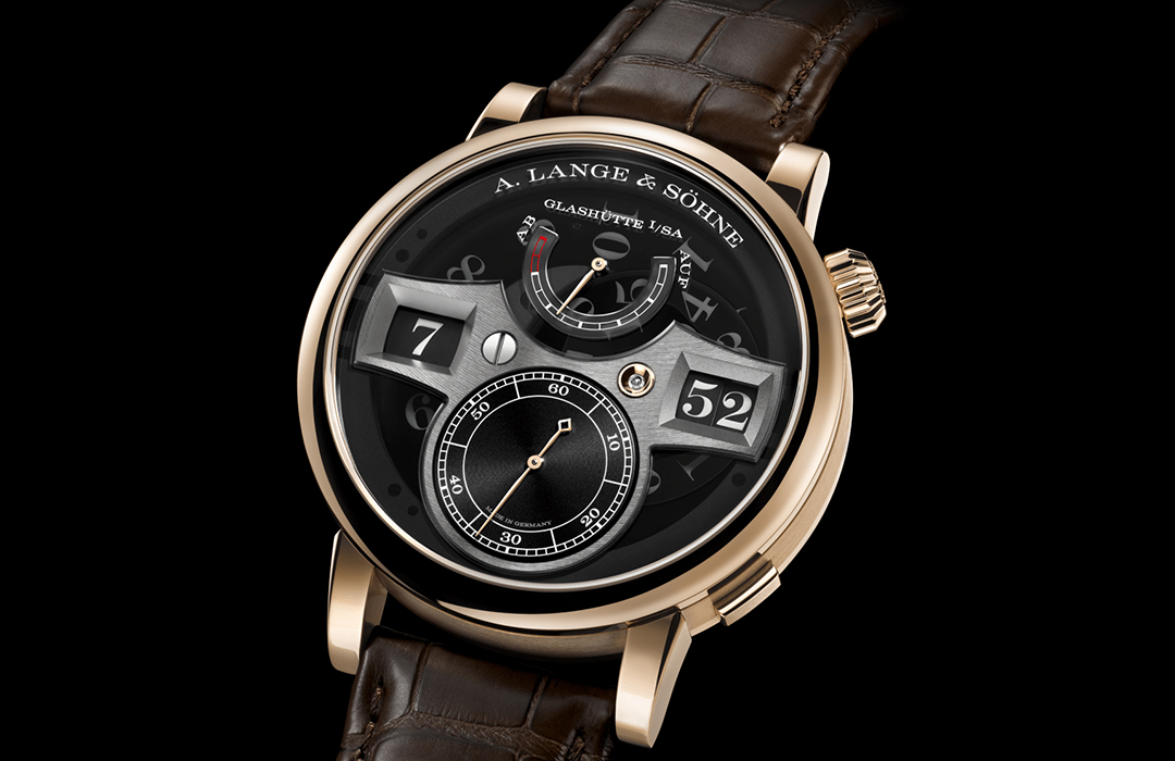 Zeitwerk Honeygold «Lumen» de A. Lange & Söhne