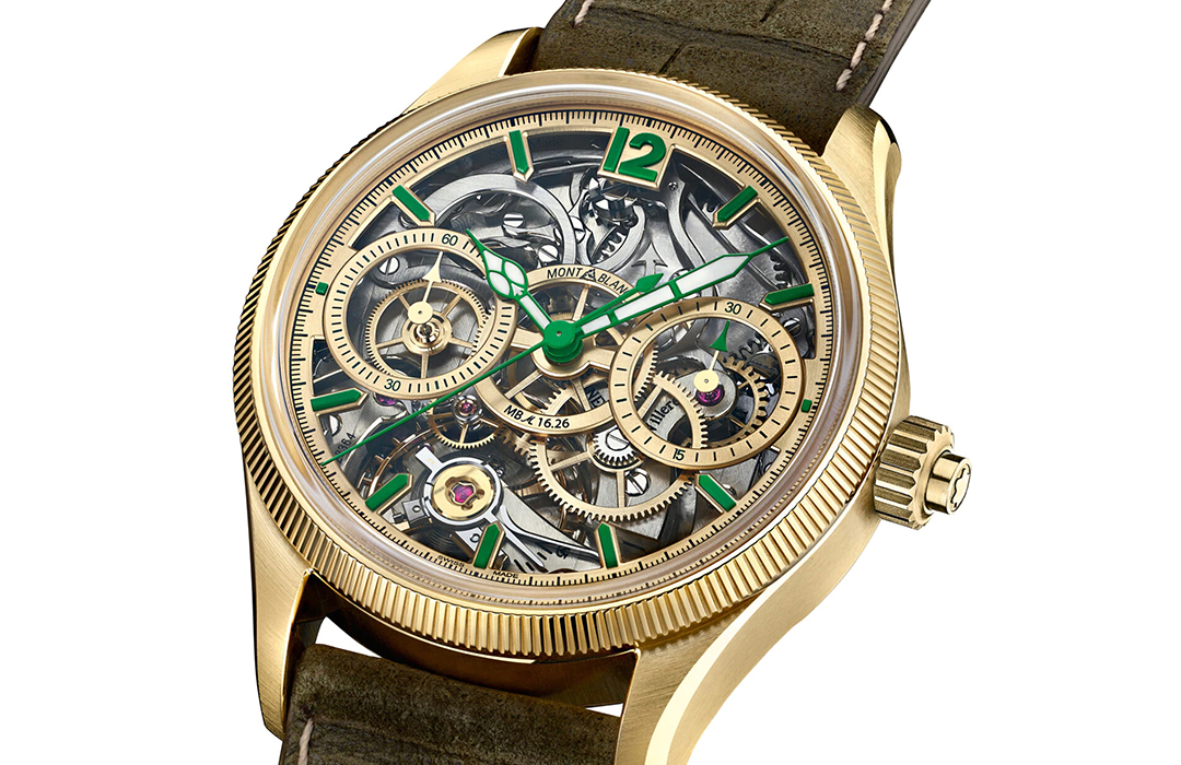 Montblanc 1858 “The Unveiled Secret” Minerva Monopusher Chrono