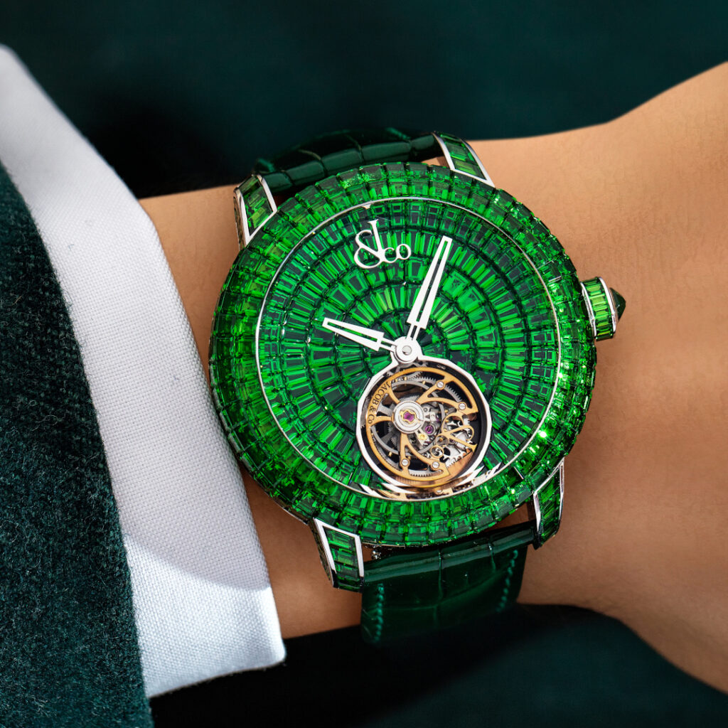 Caviar Tourbillon Tsavorites