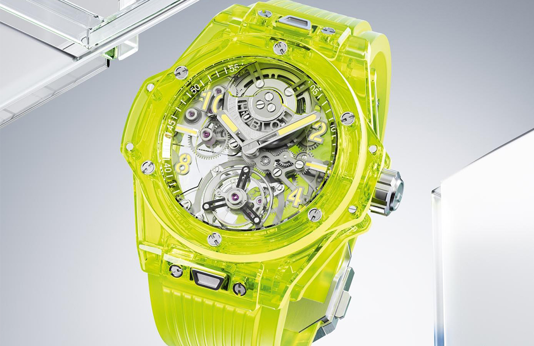 Hublot Big Bang Tourbillon en espectro neón